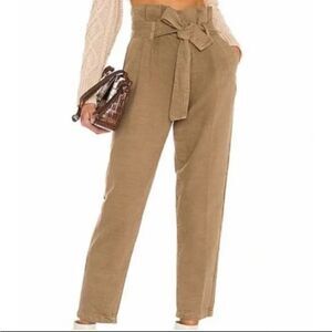 NWT Blank NYC Paperbag Waist Belted Pants Size 24